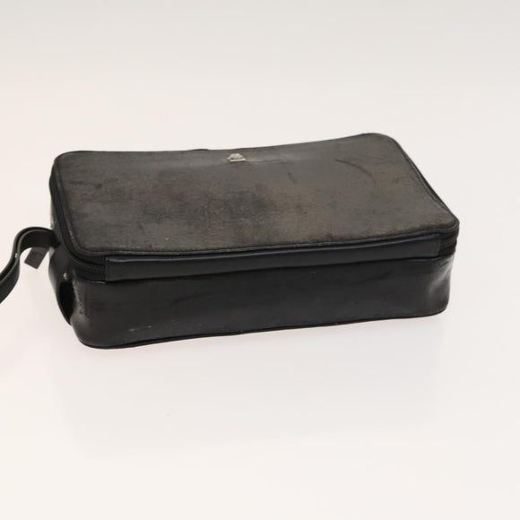 Gianni Versace Cartier Clutch Bag Leather 2Set Black Bordeaux Auth BA4804