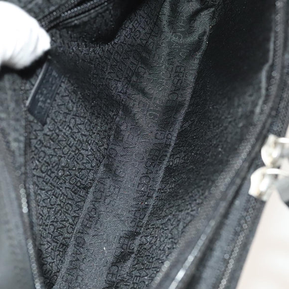 Gianni Versace Cartier Clutch Bag Leather 2Set Black Bordeaux Auth BA4804