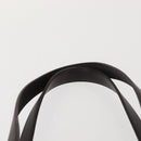 Salvatore Ferragamo Shoulder Bag PVC Leather Dark Brown Silver Auth BA4805-14