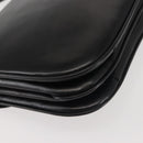 BALLY Shoulder Bag Leather Black Gold Auth BA4806-15