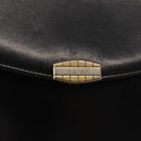 BALLY Shoulder Bag Leather Black Gold Auth BA4806-17