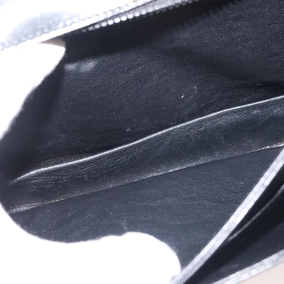 BALLY Shoulder Bag Leather Black Gold Auth BA4806