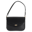 BALLY Shoulder Bag Leather Black Gold Auth BA4806-13