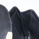 BALLY Shoulder Bag Leather Black Gold Auth BA4806-23