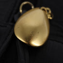 BALLY Backpack Leather Black Gold Auth BA4807-10