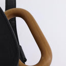 BALLY Backpack Leather Black Gold Auth BA4807-14