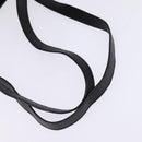 BALLY Backpack Leather Black Gold Auth BA4807-8