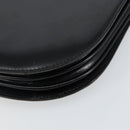 BALLY Shoulder Bag Leather Black Gold Auth BA4809-12