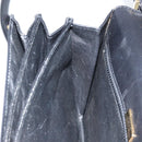 BALLY Shoulder Bag Leather Black Gold Auth BA4809-19