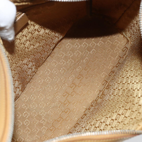 GUCCI Shoulder Bag Leather Brown Silver 001 3814 Auth BA4810