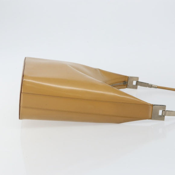 GUCCI Shoulder Bag Leather Brown Silver 001 3814 Auth BA4810