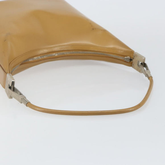 GUCCI Shoulder Bag Leather Brown Silver 001 3814 Auth BA4810