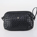 BALLY Shoulder Bag Leather 3Set Brown Black Bordeaux Auth BA4812-10