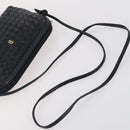 BALLY Shoulder Bag Leather 3Set Brown Black Bordeaux Auth BA4812-13