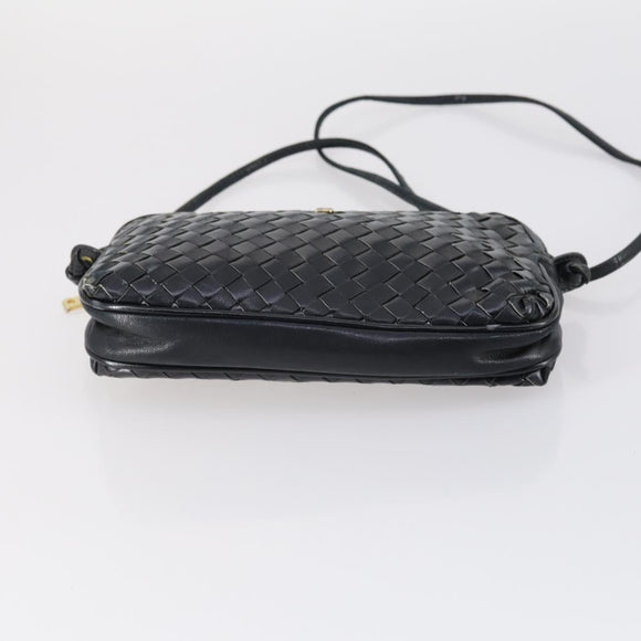 BALLY Shoulder Bag Leather 3Set Brown Black Bordeaux Auth BA4812