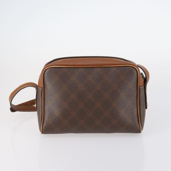 BALLY Shoulder Bag Leather 3Set Brown Black Bordeaux Auth BA4812