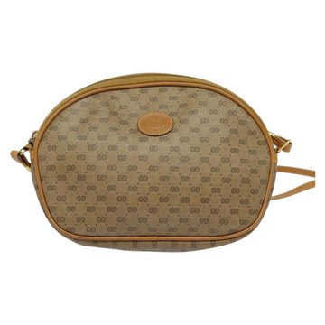 GUCCI Micro GG Supreme Shoulder Bag PVC Beige Gold 007 983 1113 Auth BA4814 - 0