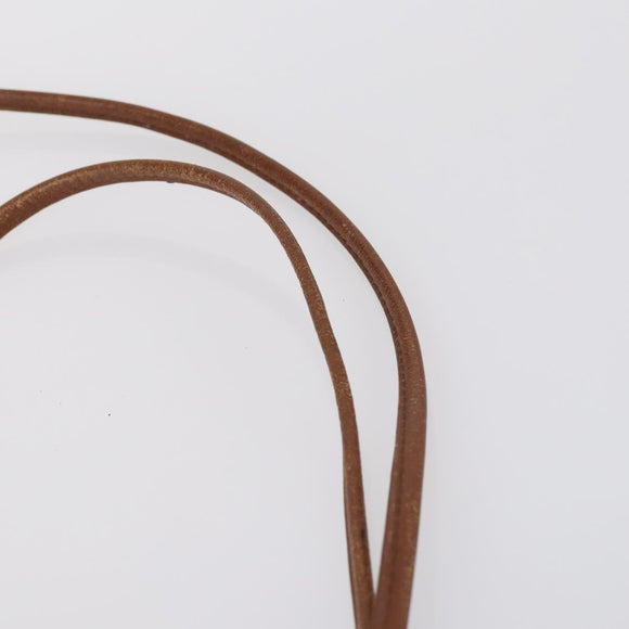 Burberrys Ferragamo Shoulder Bag Leather 2Set Green Brown Auth BA4815