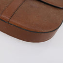 Burberrys Ferragamo Shoulder Bag Leather 2Set Green Brown Auth BA4815-16