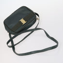 Burberrys Ferragamo Shoulder Bag Leather 2Set Green Brown Auth BA4815-5