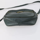 Burberrys Ferragamo Shoulder Bag Leather 2Set Green Brown Auth BA4815-7