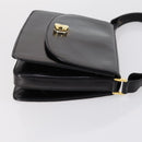 BALLY Shoulder Bag Leather 3Set Brown Black Auth BA4817-10