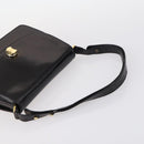 BALLY Shoulder Bag Leather 3Set Brown Black Auth BA4817-11