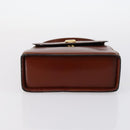 BALLY Shoulder Bag Leather 3Set Brown Black Auth BA4817-18