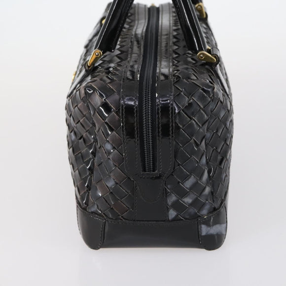 BALLY Shoulder Bag Leather 3Set Brown Black Auth BA4817