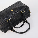 BALLY Shoulder Bag Leather 3Set Brown Black Auth BA4817-5