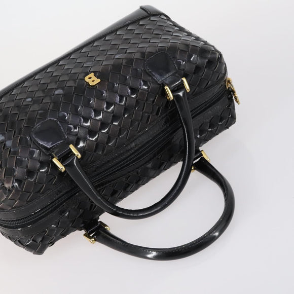 BALLY Shoulder Bag Leather 3Set Brown Black Auth BA4817