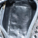 BALLY Shoulder Bag Leather 3Set Brown Black Auth BA4817-7