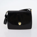 BALLY Shoulder Bag Leather 3Set Brown Black Auth BA4817-8