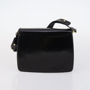 BALLY Shoulder Bag Leather 3Set Brown Black Auth BA4817-9