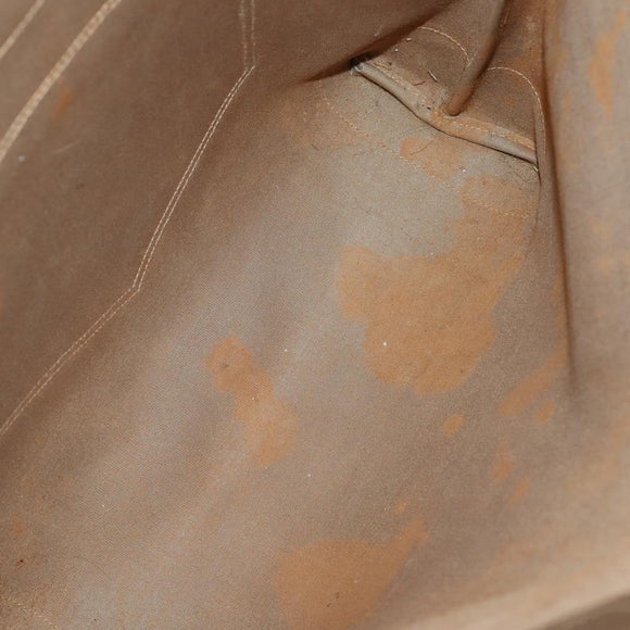 GUCCI GG Supreme Bamboo Shoulder Bag PVC 3Set Beige Black Auth BA4818