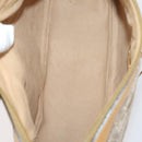 GUCCI GG Supreme Bamboo Shoulder Bag PVC 3Set Beige Black Auth BA4818-19