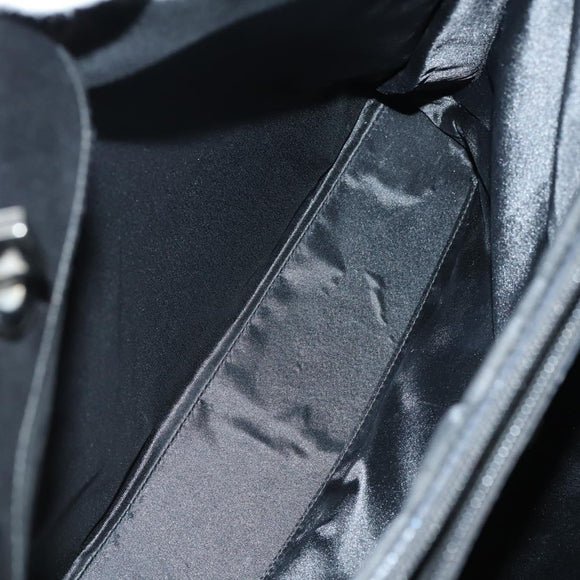 GUCCI GG Supreme Bamboo Shoulder Bag PVC 3Set Beige Black Auth BA4818