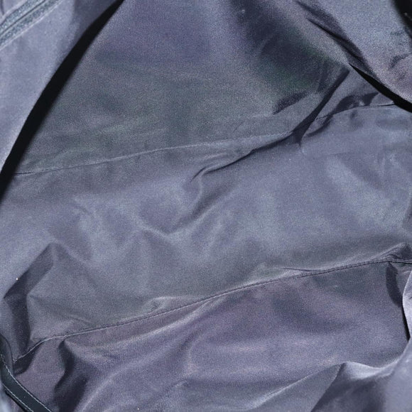 CHANEL New Travel line Tote Bag Nylon Gold Black CC Auth BA4821