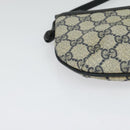 GUCCI GG Supreme Shoulder Bag PVC Navy Gold 904 02 020 Auth BA4823-9