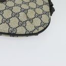 GUCCI GG Supreme Shoulder Bag PVC Navy Gold 904 02 020 Auth BA4823-14