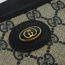 GUCCI GG Supreme Shoulder Bag PVC Navy Gold 904 02 020 Auth BA4823-17