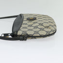 GUCCI GG Supreme Shoulder Bag PVC Navy Gold 904 02 020 Auth BA4823-3