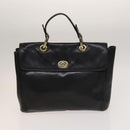 BALLY Shoulder Bag Leather 3Set Bordeaux Black Auth BA4827-2