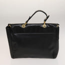 BALLY Shoulder Bag Leather 3Set Bordeaux Black Auth BA4827-3