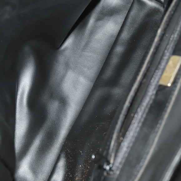 BALLY Shoulder Bag Leather 3Set Bordeaux Black Auth BA4827