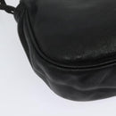 BALLY Shoulder Bag Leather Black Gold Auth BA4829-15