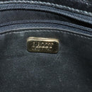 BALLY Shoulder Bag Leather Black Gold Auth BA4829-18