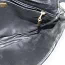 BALLY Shoulder Bag Leather Black Gold Auth BA4829-19