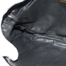 BALLY Shoulder Bag Leather Black Gold Auth BA4829-20