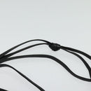 BALLY Shoulder Bag Leather Black Gold Auth BA4829-8